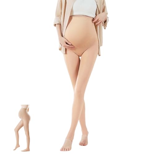 Genérico Medias Ajustadas De Cintura Alta, Legging Opaco Térmico Cálido, Medias Premama Embarazada, Ajustados, Térmicos, Para Invierno(320g)