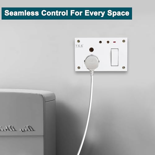 Image of Combined Box 16A with Universal Socket, Master Switch, LED Indicator | 240V Power Utility Box for Home, Office, Appliances (COMBINED BOX +2 PIN), Without Wire, 6 Month Warranty
