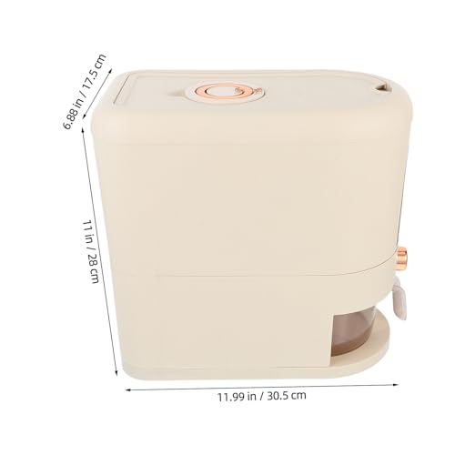 Récipient de riz hermétique haut de gamme avec cuillère de précision pour cuisine moderne - 3