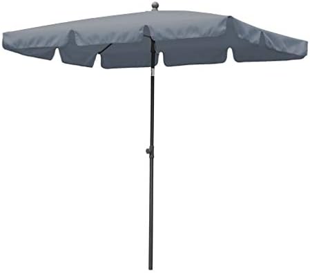 QUICK STAR Balkon Sonnenschirm 200x125cm Balkonschirm Rechteckig