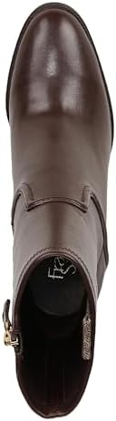 Franco Sarto Womens Informa Whit Heeled Bootie Cordovan Brown Smooth 7.5 M | Image 1