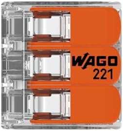WAGO 50x 221-413 ELECTRICAL WIRE BLOCK CONNECTOR STRIP 12V 220-240V CABLE TERMINAL
