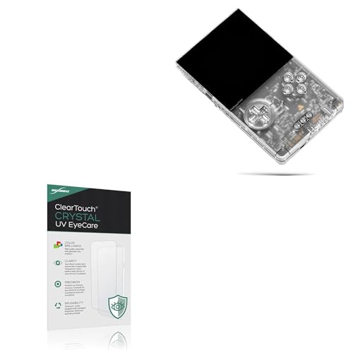 BoxWave Screen Protector Compatible With Analogue Pocket (Transparent) - ClearTouch Crystal Anti-UV EyeCare (2-Pack), Filters out Harmful Blue Light Reduce Fatigue