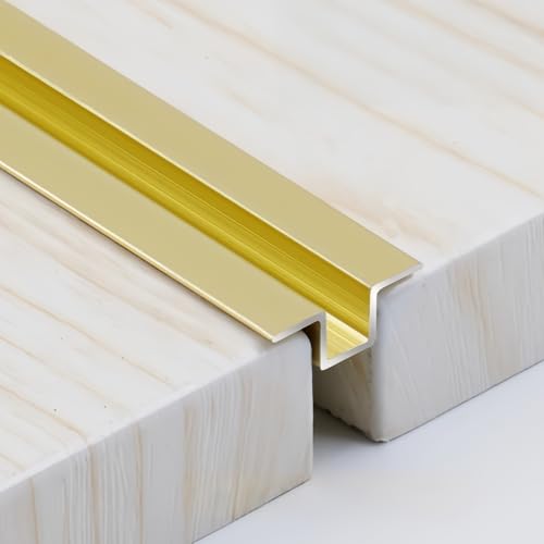 NuoNxuo �����؂� �t���A�g�����K�[�h �A���~�f�� ���^ ���t���[�����O�E�^�C���E�n�p �d�グ�� �G�b�W���[�� ��13mm?20mm �h�K �ϋv�� �ώ��� �G�b�W�v���t�@�C�� DIY���S�Ҍ��� ���t���ȒP�y����150cm 2�{�Z�b�g�z(F,5*4