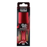 Tangle Teezer Devil Wears Prada The Ultimate Detangle, Rozczesuje Włosy, Zęby o Dwóch Długościach Ograniczają Łamanie, Edycja Limitowana z Czerwonym Metalicznym Wykończeniem
