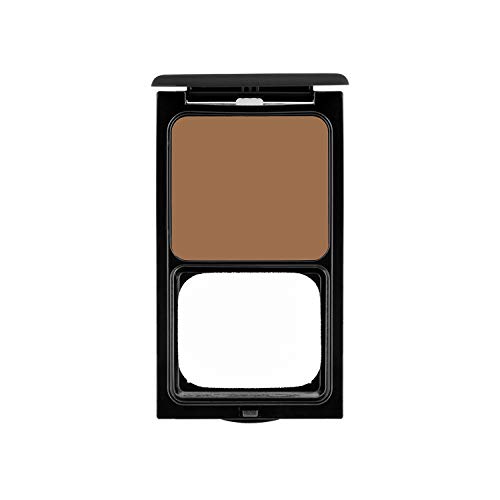 Cream to Powder Foundation Compact by Sacha Cosmetics, Best Natural Matte Makeup to give Flawless Looking Skin, Medium to Full Coverage, Normal to Oily Skin, 0.45 oz, Perfect Spice