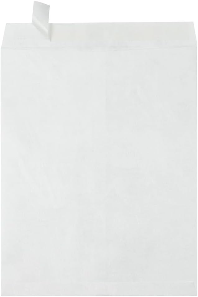 LUXPaper Open End Tyvek Envelopes | Peel & Press | 11 1/2" x 14 1/2" | White | 14lb. Text | 250 Qty