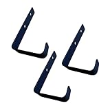 Lifespace Rustic Industrial Utility L-Hook - 3 Pack