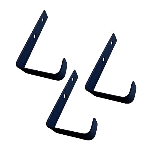 Lifespace Rustic Industrial Utility L-Hook - 3 Pack