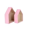 JUSTHUI 2 stks Nordic House Plank Woonkamer Wall Decor Drijvende Planken Kinderen Babykamer Decoraties Opbergplank Home…