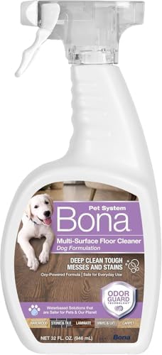 Bona Pet Spray Odor Eliminator, Dog Formulation, 32 fl oz, Safe f...