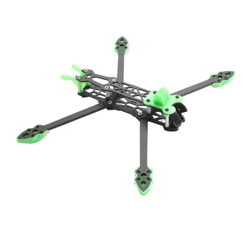 5 �C���` FPV �t�@�C�o�[�t���[�� 225 �~�����[�g���z�C�[���x�[�X �~�����[�g���A�[���t���[�X�^�C�������� RC Quadcopter ���[�V���O�h���[��(Mark4 5inch Green)