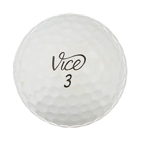 Vice Golfball-Mix – 100 Stück Near Mint Qualität gebrauchte Golfbälle (AAA Vice Pro Pro Soft Tour Drive Golfbälle), weiß (100PK-Vice-3)