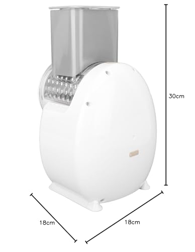 Electric Cheese Grater, Electric Slicer Shredder, Electric Vegetable Slicer Salad Maker, Fruit Cutter, One Click Control, Stainless Steel Food Processor Spiralizer - Image 10