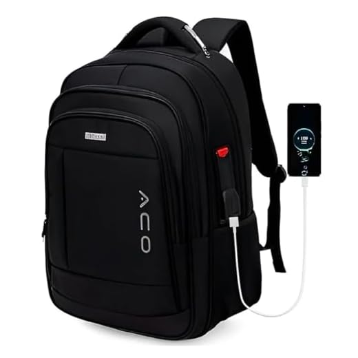 Mochila para Notebook Masculina Feminina para Notebook 17 – Mochila executiva Antifurto, Reforçada, Saídas USB e Fone, Alça de Aço, Impermeável, Escolar, Faculdade, Trabalho ou Viagem – Preta Premium