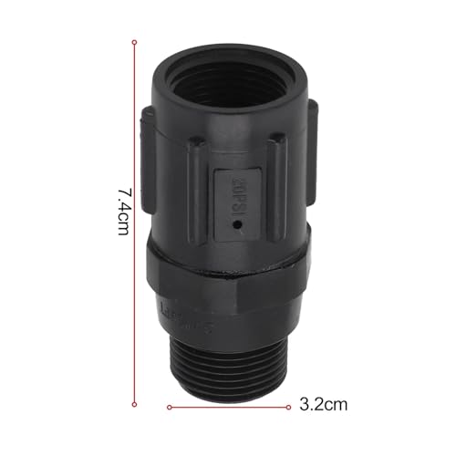 Regulador de presión 25 PSI con rosca de 3/4 para riego de jardín 6