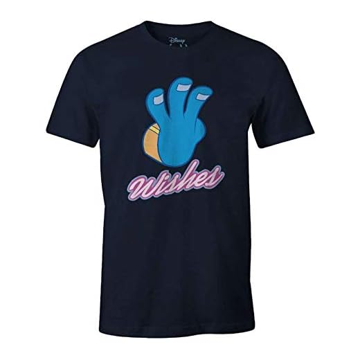 Cotton Division - Camiseta Aladdin – 3 Wishes Azul Marino XXL