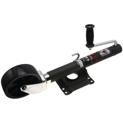 image for Bulldog 151444 Round Trailer Jack, Side Mount, 1,500 lbs. Lift Capacit