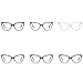 weiyuchen Fashion Cat Eye Glasses Frame TR90 Small Anti Blue Ray Eyeglasses Retro Women Office Lady Eyewears, Red