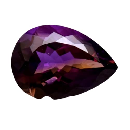 Amétrine naturelle pierre gemme en vrac poire pour fabrication bijoux DIY