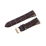 ERAKAFZTTK Correas de reloj de piel de vaca compatibles con Guess Exclusive W0040G3/0247G3/0040G7 de 22 mm for hombre.(Coffee-RS-K1)
