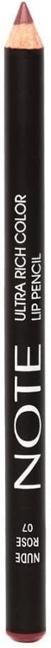 Note Ultra Rich Color Lip Pencil 07 Nude Rose Dudak Kalemi, Nude