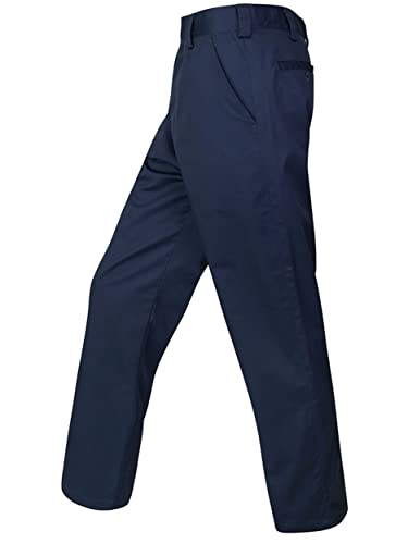 Hoggs of Fife Bushwhacker Stretch Trousers-Unlined Navy 40