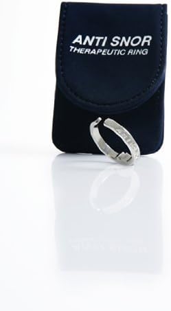 Anti Snor Therapeutic Acupressure Stop Snoring Snore Ring- Natural Sleep Aid for the Relief of Snoring, Sinus Issues, Restless Sleep, and Insomnia Sufferers (Medium)