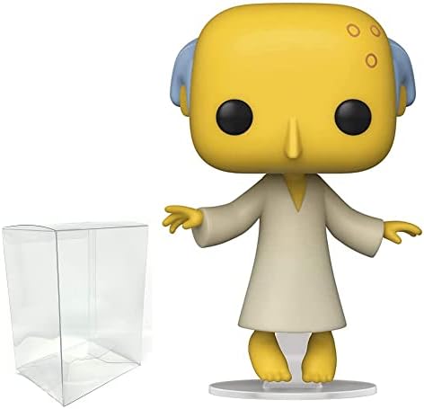 Funko Pop Bundle - 1 The Simpsons: Glowing Mr. Burns Vinyl Figure Previews Exclusive Vinyl Figure with PET Plastic Box Protecter
