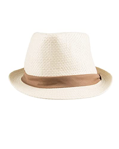 Dockers Men's Straw Hat, Tan Fedora, Large-X-Large #TOP1