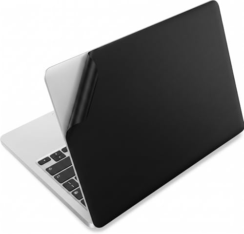 Image of Saco Laptop Sticker Skin Compatible with 2026 MacBook Neo 13 Inch with A18 Pro Chip Model A3404, Matte Finish, Scratch Resistance, Decal Skin - Black