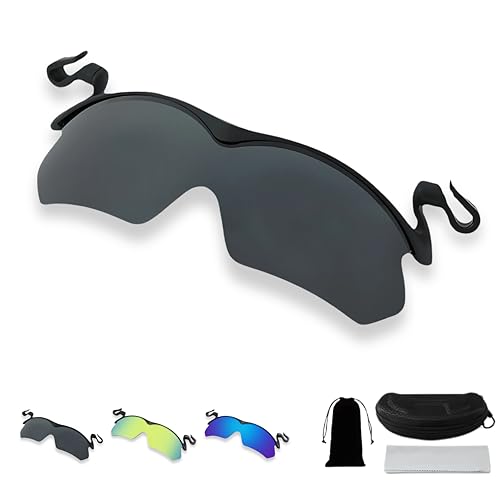 Polarized Clip Cap Sunglasses for Men, Flip-Up Polarized Sport Sunglasses for Outdoor, Clip Hat Sunglasses Oudoor