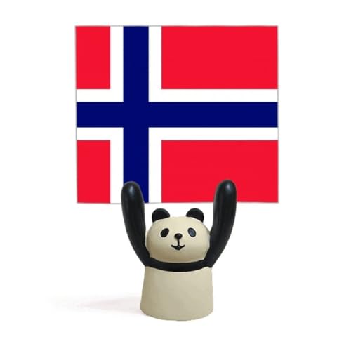 Drapeau Norvège Pince Note Panda Antidérapant Stable