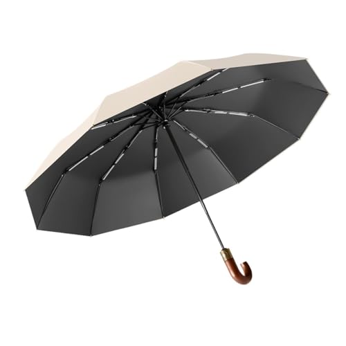 Parapluie pliable haut de gamme avec ouverture automatique pour femme et voyage d'affaires