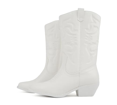 Image of Soda Women's Rodeo Western Pointed Toe Cowboy Boots