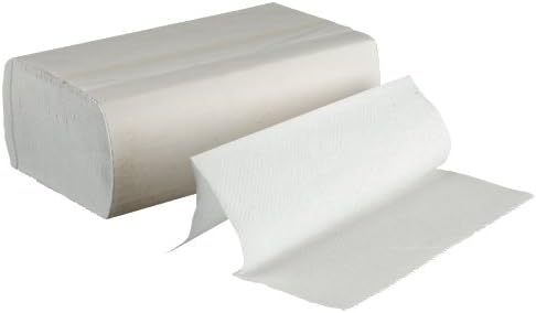 SafePro MFTW - Servilletas blancas multiplegadas, servilletas de mano desechables, estuche de 2400 piezas (el dispensador se vende por separado)