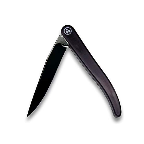 Laguiole Evolution® - Taschenmesser - Design Klappmesser - Edelstahlklinge - Black Acid ABS ergonomischer Griff - Laguiole Taschenmesser 21 x 4,7 x 4 cm Cover