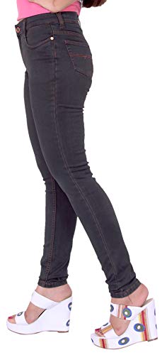 Image of FCK-3 Stretchable Denim Pencil Fit Regular Fit High Waist Jeans for Women