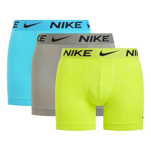 Nike Men`s Essential Micro Boxer Briefs 3 Pack - Sulphur Spring, Large