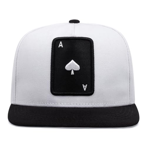 Image of Quanhaigou Snapback Hat for Men Women,Hip Hop Style Colorful Flat Bill Hats Teens Adjustable Baseball Cap