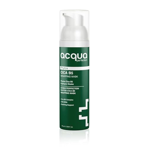 Acqua Perfection, masque visage à l’acide hyaluronique et au panthénol, masque crème Cica, soin de la peau coréen, masque peel-off avec Cica 70 ml