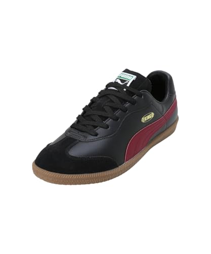 PUMA Unisex King 21 IT Fussballschuh, Black-Dark Crimson, 41 EU