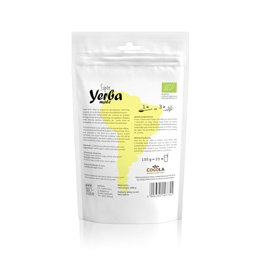 DIET-FOOD - Bio Yerba Mate Tee Instant - Antioxidant, Energetisch, Enthält Mineralien und Vitamin B - Steigerung von Energie, Fokus und Konzentration - Aus Brasil - 150 gInstant