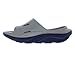 HOKA Ora Recovery Slide 3 Unisex Shoes Size 9, Color: Varsity Navy/Farro