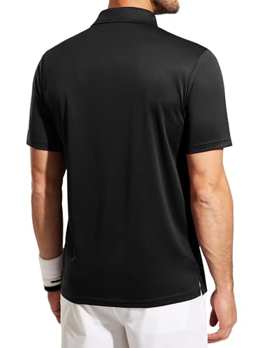 MIER Men's Quick Dry Polo Shirts Polyester Casual Collared Tennis Shirts, Moisture-Wicking, Short Sleeve4
