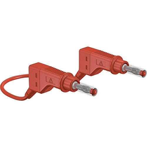 Stäubli 66.9405-10022 Safety Test Lead 4 mm Flat Connector 4 mm 1.00 m Ro, Red - Image 3