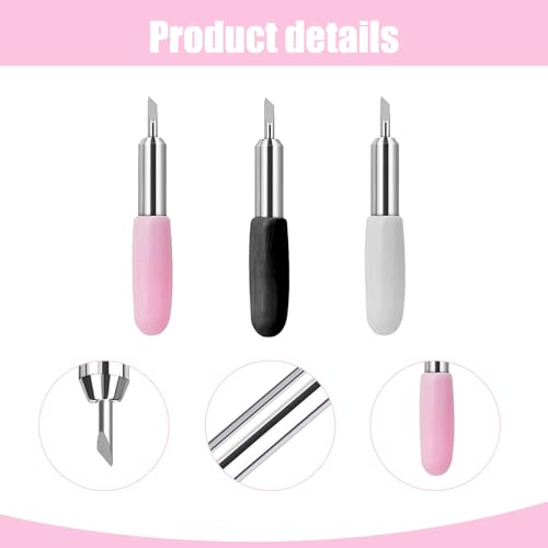 Yuannee Schneidklingen für Cricut Joy,10 Pcs Drei Verschiedene Grad Wolframstahl Schneidklingen Ersatz Schneideklingen Kompatibel mit Cricut Schneideplotter-Klingen für Vinyl Papier Folie
