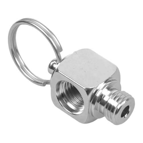 KEXIAO Ángulo de 90 grados, base de medidor de presión de buceo, adaptador de acero inoxidable, ideal para mejorar la visibilidad y la estabilidad