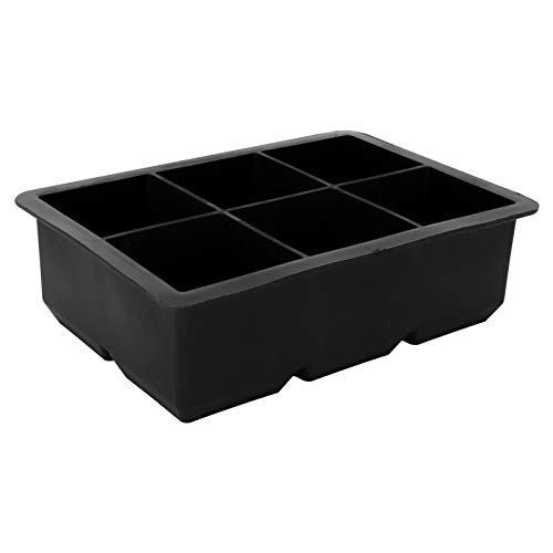 Molde de silicona para 6 cubos de hielo cuadrado miniatura 1