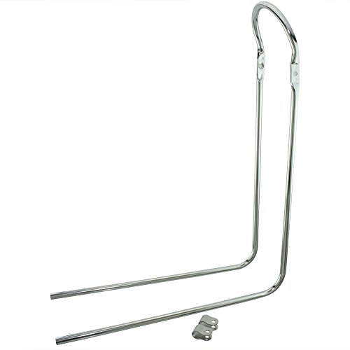 Sissy Bar 90 Bent W/Clamps Chrome
